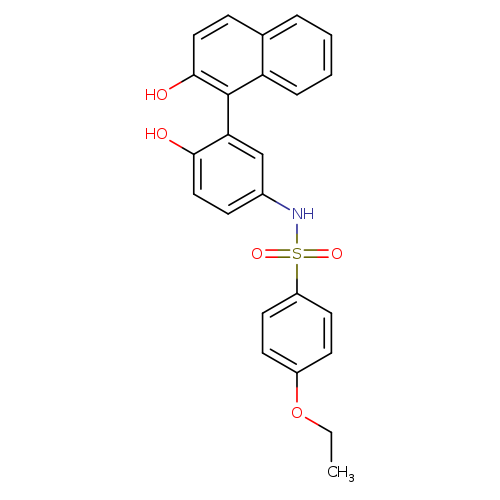 4-ethoxy-N-[4-hydroxy-3-(2-hydroxynaphthalen-1-yl)phenyl]benzene-1-sulfonamide
