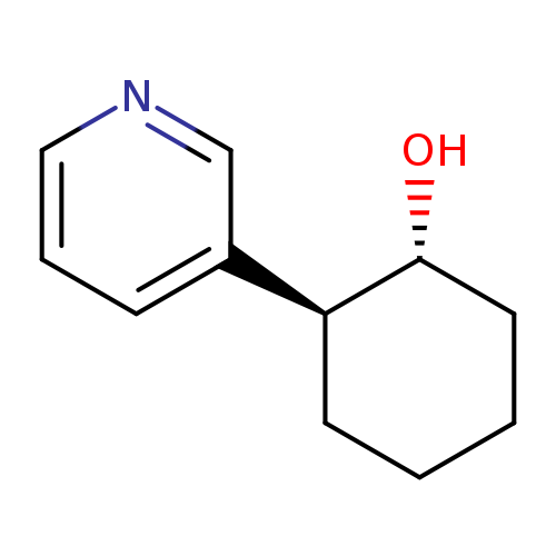 2-(pyridin-3-yl)cyclohexan-1-ol, trans