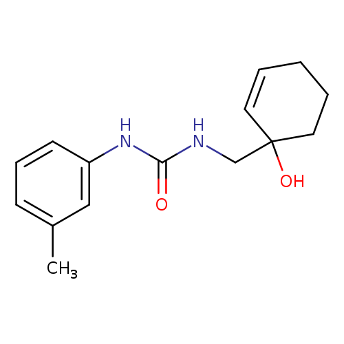 3-[(1-hydroxycyclohex-2-en-1-yl)methyl]-1-(3-methylphenyl)urea