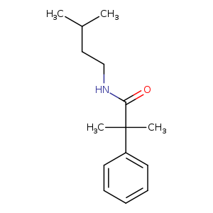 N-isopentyl-2-methyl-2-phenylpropanamide
