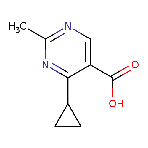 4-cyclopropyl-2-methylpyrimidine-5-carboxylic acid