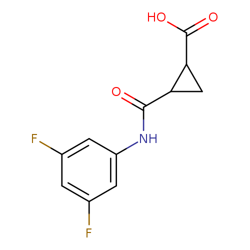 2-[(3,5-difluorophenyl)carbamoyl]cyclopropane-1-carboxylic acid