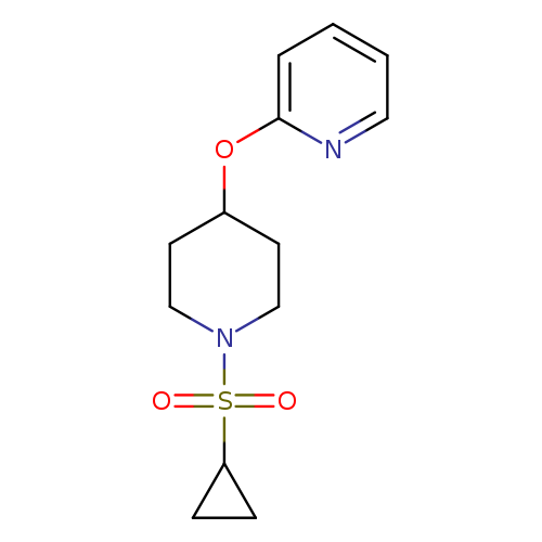 2-{[1-(cyclopropanesulfonyl)piperidin-4-yl]oxy}pyridine