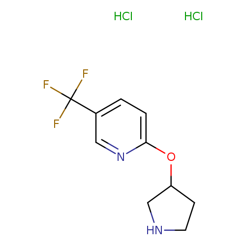 2-(pyrrolidin-3-yloxy)-5-(trifluoromethyl)pyridine dihydrochloride