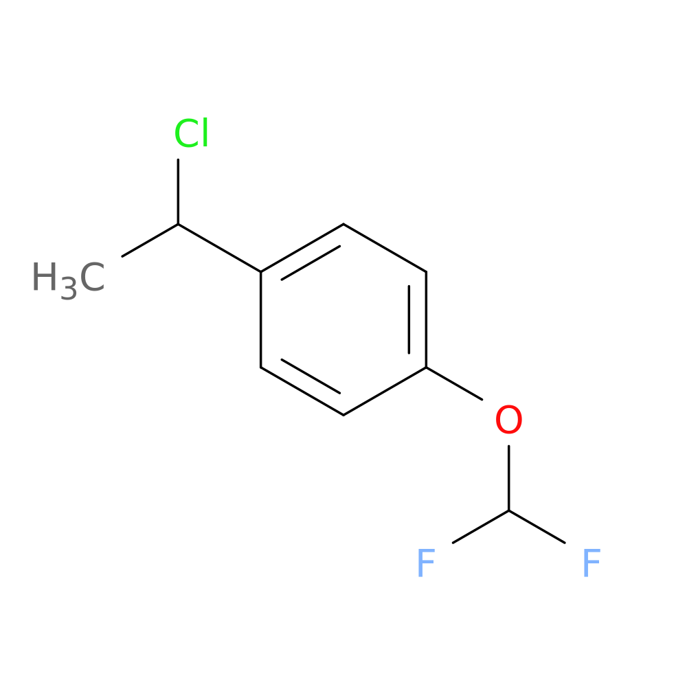1-(1-chloroethyl)-4-(difluoromethoxy)benzene