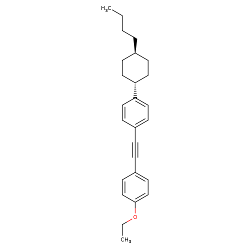 Benzene, 1-(trans-4-butylcyclohexyl)-4-[(4-ethoxyphenyl)ethynyl]-