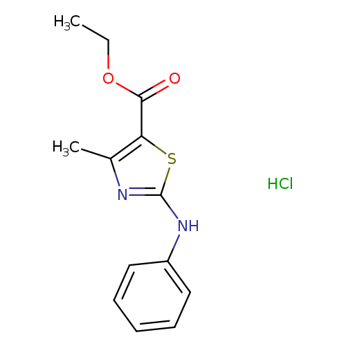 ethyl 4-methyl-2-(phenylamino)-1,3-thiazole-5-carboxylate hydrochloride