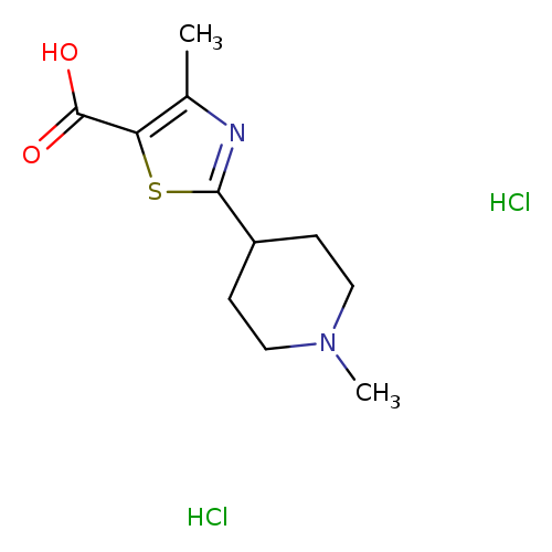 4-Methyl-2-(1-methylpiperidin-4-yl)thiazole-5-carboxylic acid dihydrochloride