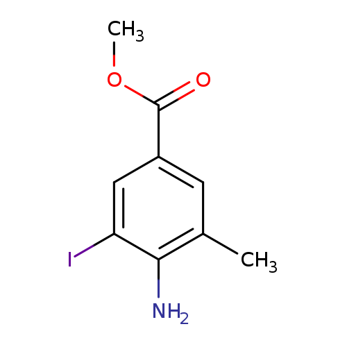 Benzoic acid, 4-amino-3-iodo-5-methyl-, methyl ester