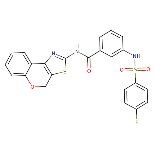 N-{4H-chromeno[4,3-d][1,3]thiazol-2-yl}-3-(4-fluorobenzenesulfonamido)benzamide