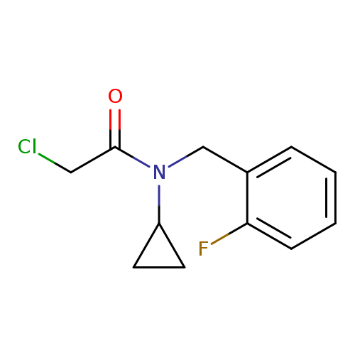 2-Chloro-N-cyclopropyl-N-(2-fluorobenzyl)acetamide