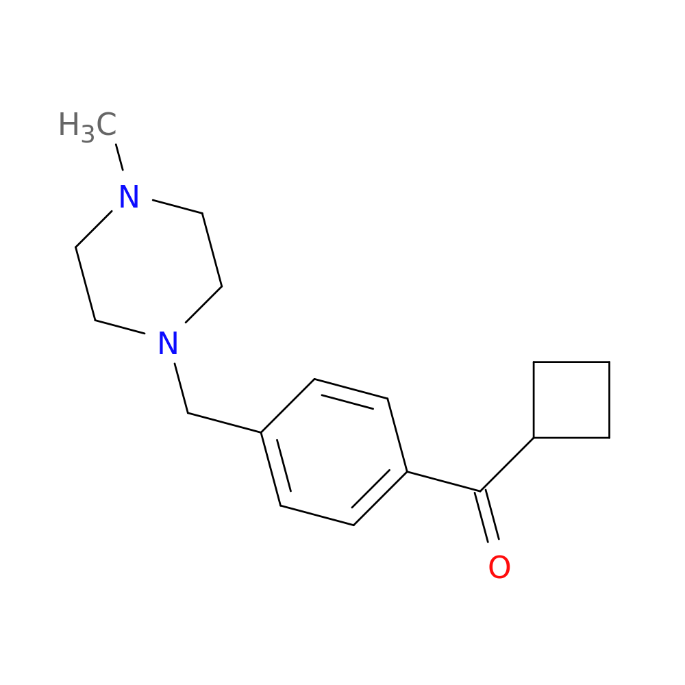 CYCLOBUTYL 4-(4-METHYLPIPERAZINOMETHYL)PHENYL KETONE