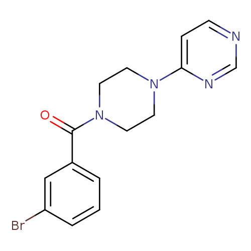 4-[4-(3-bromobenzoyl)piperazin-1-yl]pyrimidine