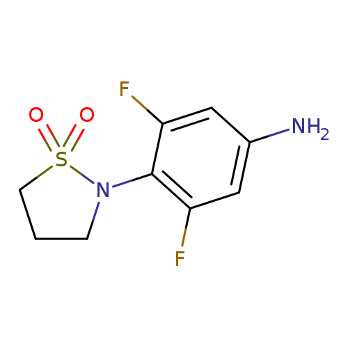 2-(4-amino-2,6-difluorophenyl)-1lambda6,2-thiazolidine-1,1-dione