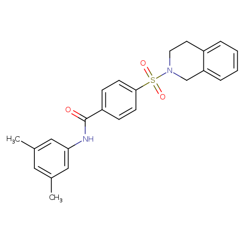 N-(3,5-dimethylphenyl)-4-(1,2,3,4-tetrahydroisoquinoline-2-sulfonyl)benzamide
