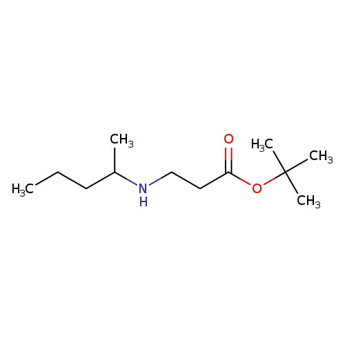 tert-butyl 3-[(pentan-2-yl)amino]propanoate