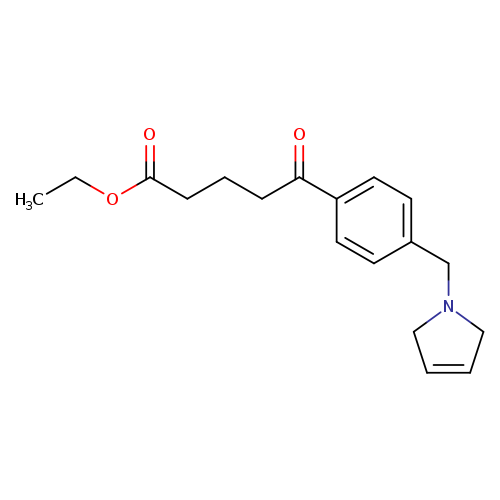 Ethyl 5-(4-((2,5-dihydro-1H-pyrrol-1-yl)methyl)phenyl)-5-oxopentanoate