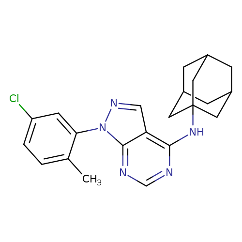 N-(adamantan-1-yl)-1-(5-chloro-2-methylphenyl)-1H-pyrazolo[3,4-d]pyrimidin-4-amine