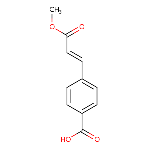 4-[(1E)-3-methoxy-3-oxoprop-1-en-1-yl]benzoic acid, E