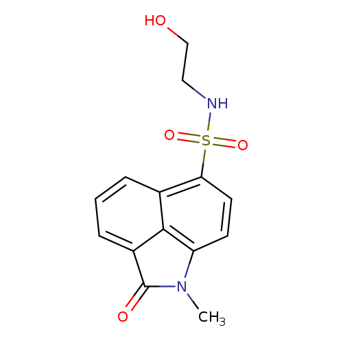 N-(2-hydroxyethyl)-1-methyl-2-oxo-1,2-dihydrobenzo[cd]indole-6-sulfonamide