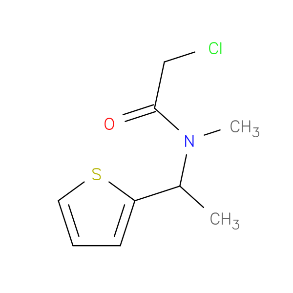 2-chloro-N-methyl-N-[1-(thiophen-2-yl)ethyl]acetamide