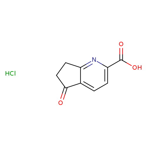 5-oxo-5H,6H,7H-cyclopenta[b]pyridine-2-carboxylicacidhydrochloride