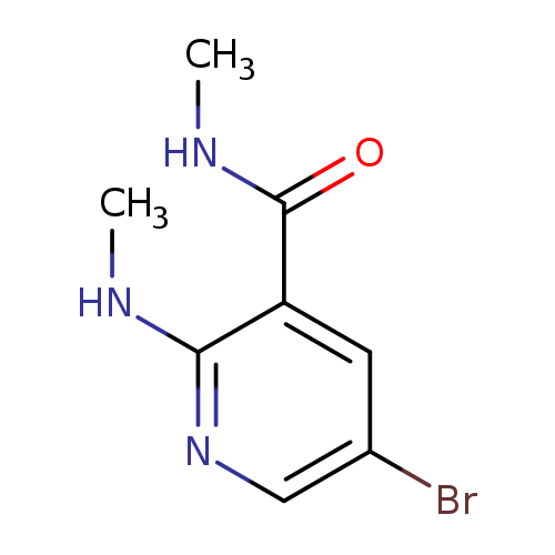 5-Bromo-N-methyl-2-(methylamino)nicotinamide