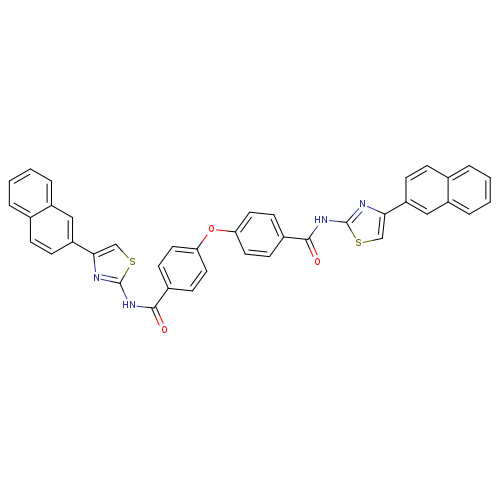 N-[4-(naphthalen-2-yl)-1,3-thiazol-2-yl]-4-(4-{[4-(naphthalen-2-yl)-1,3-thiazol-2-yl]carbamoyl}phenoxy)benzamide