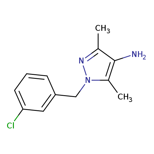 1-(3-Chlorobenzyl)-3,5-dimethyl-1h-pyrazol-4-amine