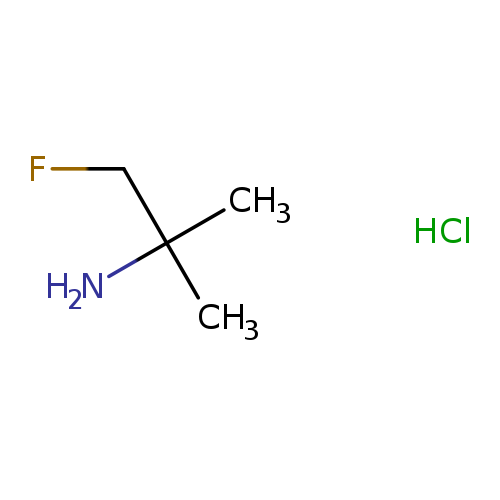 2-Propanamine, 1-fluoro-2-methyl-,hydrochloride (1:1)