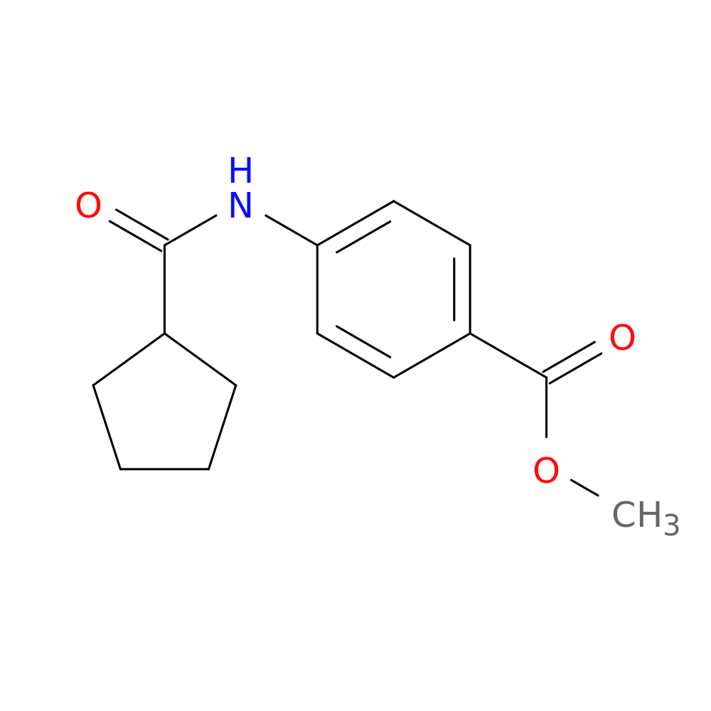 methyl 4-cyclopentaneamidobenzoate
