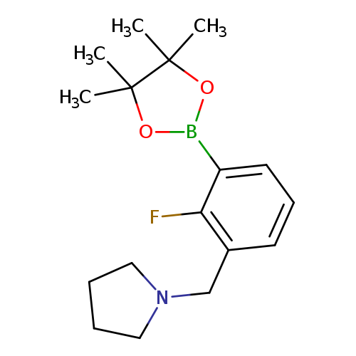 Pyrrolidine, 1-[[2-fluoro-3-(4,4,5,5-tetramethyl-1,3,2-dioxaborolan-2-yl)phenyl]methyl]-