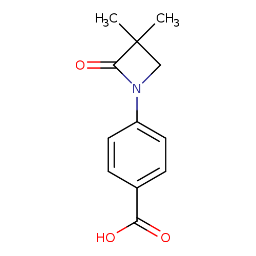 4-(3,3-dimethyl-2-oxoazetidin-1-yl)benzoic acid