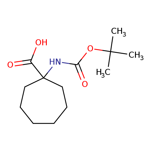 Cycloheptanecarboxylic acid, 1-[[(1,1-dimethylethoxy)carbonyl]amino]-