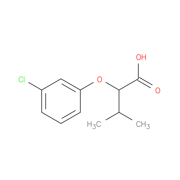 2-(3-chlorophenoxy)-3-methylbutanoic acid