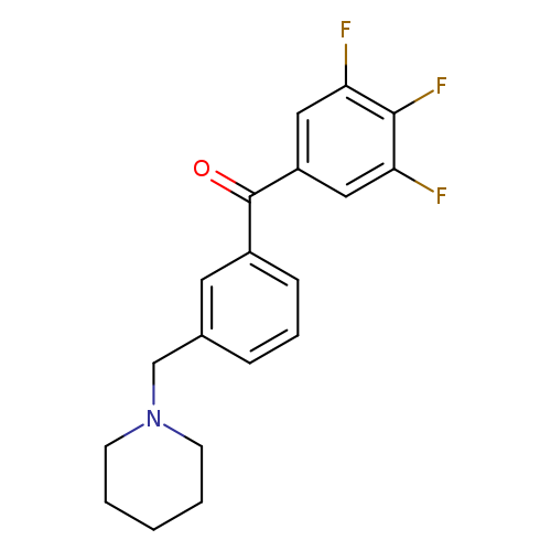 3'-Piperidinomethyl-3,4,5-trifluorobenzophenone