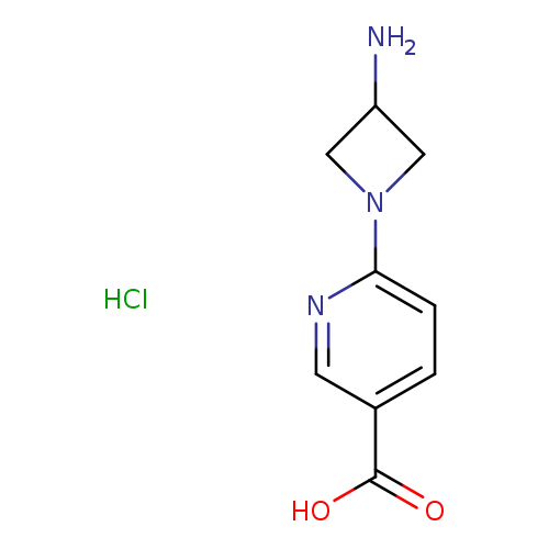 6-(3-aminoazetidin-1-yl)pyridine-3-carboxylic acid hydrochloride