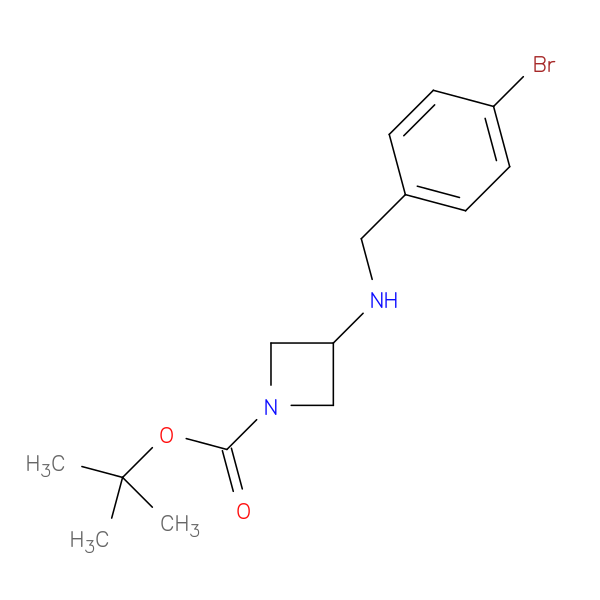 tert-Butyl 3-([(4-bromophenyl)methyl]amino)azetidine-1-carboxylate