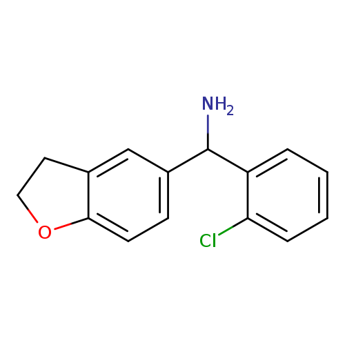 (2-chlorophenyl)(2,3-dihydro-1-benzofuran-5-yl)methanamine