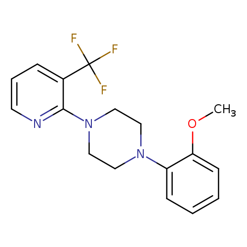 1-(2-methoxyphenyl)-4-[3-(trifluoromethyl)pyridin-2-yl]piperazine