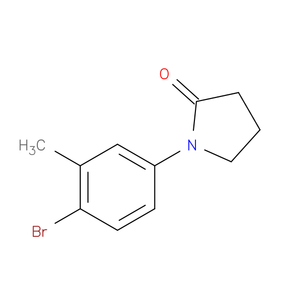 1-(4-Bromo-3-methylphenyl)pyrrolidin-2-one