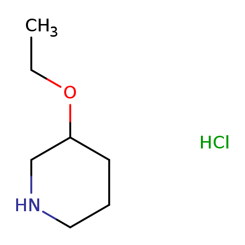 Piperidine, 3-ethoxy-, hydrochloride (1:1)