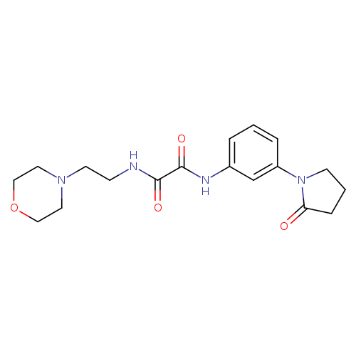 N'-[2-(morpholin-4-yl)ethyl]-N-[3-(2-oxopyrrolidin-1-yl)phenyl]ethanediamide
