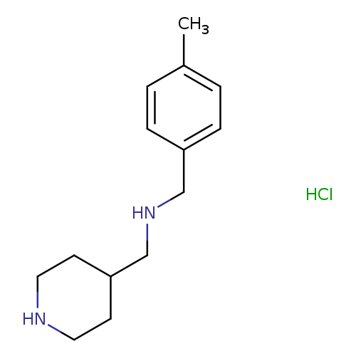 (4-Methyl-benzyl)-piperidin-4-ylmethyl-amine hydrochloride