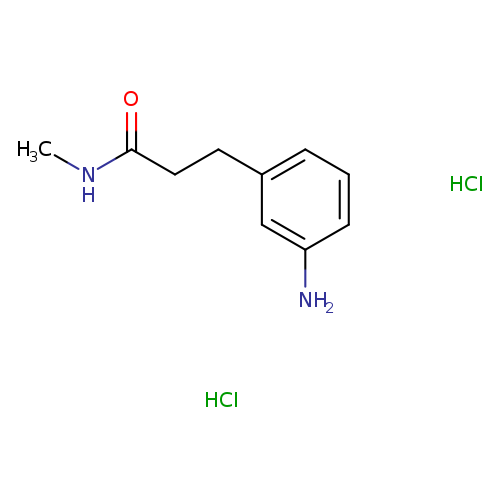 3-(3-aminophenyl)-N-methylpropanamide dihydrochloride