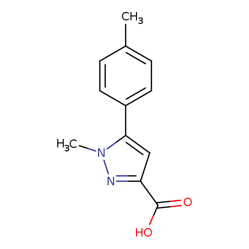 1-Methyl-5-(p-tolyl)-1H-pyrazole-3-carboxylic acid