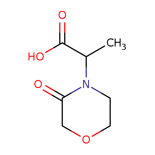 2-(3-oxomorpholino)propanoic acid
