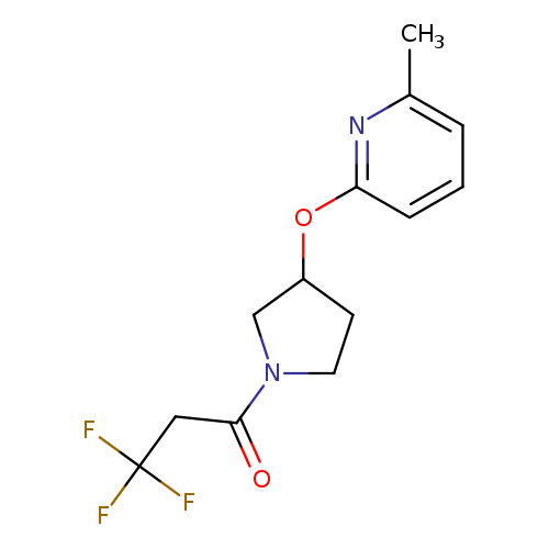 3,3,3-trifluoro-1-{3-[(6-methylpyridin-2-yl)oxy]pyrrolidin-1-yl}propan-1-one
