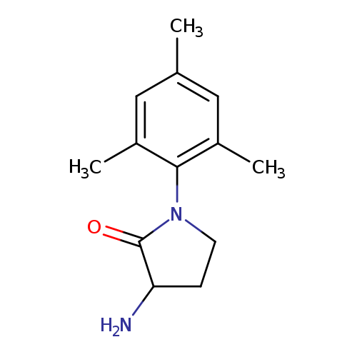 3-amino-1-(2,4,6-trimethylphenyl)pyrrolidin-2-one