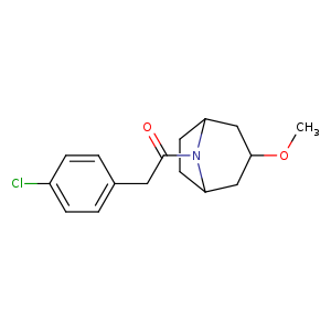 2-(4-chlorophenyl)-1-{3-methoxy-8-azabicyclo[3.2.1]octan-8-yl}ethan-1-one